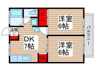 グレース八柱の物件間取画像